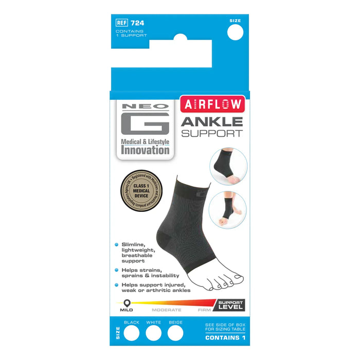 Neo G Airflow Compression Ankle Support – XL by Pasteur Pharmacy