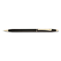 Cross Classic Century Ballpoint Pen and Pencil Set, 0.7 mm Black Pen, 0.7 mm HB Pencil, Black/Gold Barrels