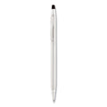 Cross Classic Century Ballpoint Pen and Pencil Set, 0.7 mm Black Pen, 0.7 mm HB Pencil, Chrome/Black Barrels