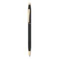 Cross Classic Century Twist-Action Ballpoint Pen, Retractable, Medium 1 mm, Black Ink, Black/Gold Barrel
