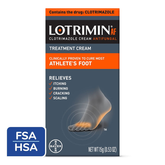 Lotrimin AF Athlete's Foot Antifungal Cream, 1% Clotrimazole Treatment - 0.53 oz by Pasteur Pharmacy