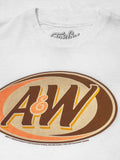 Retro A&W Root Beer Logo T-Shirt - White by Tee Luv