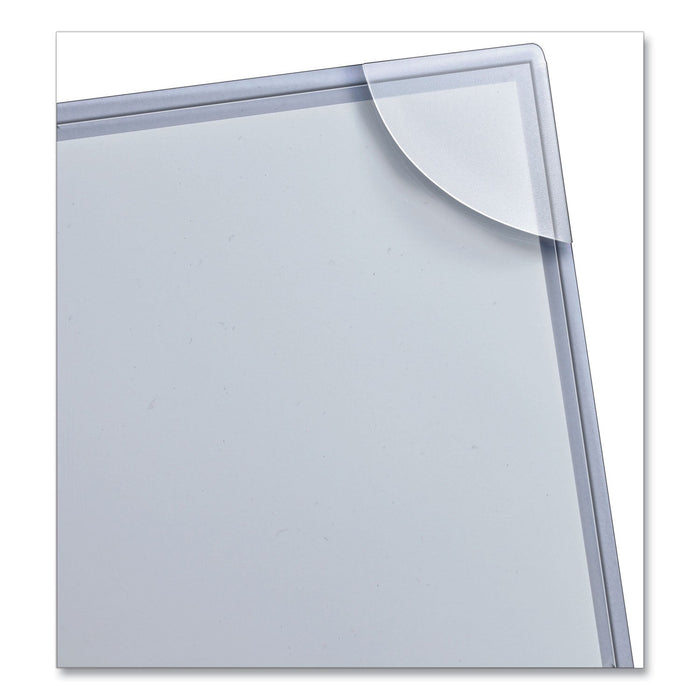 Avery Three-Hole Punched Corner Lock Plastic Sleeves, 9.5 x 11.75, Clear, 4/Pack