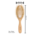 Dural Cushion Brush with Extra Long Wooden Pins by Pasteur Pharmacy