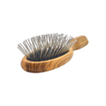 Dural Olive wood hair brush with rubber cushion, steel pins with ball tips by Pasteur Pharmacy