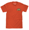 Orange Crush Soda Front and Back Print T-Shirt - Orange Heather