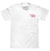 Faded Drink Dr Pepper Vintage Logo Front and Back Print T-Shirt - White
