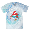 Smurfs Lazy Day Tie Dye T-Shirt - Lagoon Tie Dye