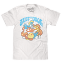 Smurfs Just Be Cool T-Shirt - White by Tee Luv