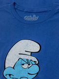 Retro Grouchy Smurf T-Shirt - Royal Blue by Tee Luv