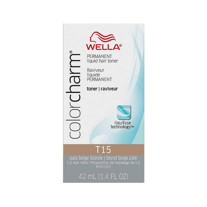 Wella Color Charm Permanent Liquid Hair Toner T15 1.4 Oz by Pasteur Pharmacy