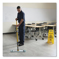 Rubbermaid Dry Hall Dusting Pad, Microfiber, 24" Long, Green