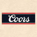 Coors Beer Logo T-Shirt - Cream by Tee Luv