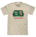 Retro Smokey Bear Only You Can Prevent Wildfires T-Shirt - Oatmeal Heather by Tee Luv