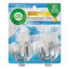 Air Wick Scented Oil Refill, Fresh Linen, 0.67 oz, 2/Pack