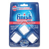FINISH Dishwasher Cleaner Pouches, Original Scent, Pouch, 24 Tabs/Pouch, 8/Carton