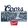 Coors Banquet Beer Front Back T-Shirt - White by Tee Luv
