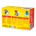 S.O.S. Steel Wool Soap Pad, Steel, 4/Box, 24 Boxes/Carton