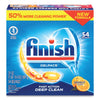 FINISH Dish Detergent Gelpacs, Orange Scent, 54/Box