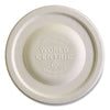 World Centric Fiber Lids for Bowls, 4.7" Diameter, Natural, Paper, 1,000/Carton