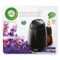 Air Wick Essential Mist Starter Kit, Lavender and Almond Blossom, 0.67 oz Bottle, 4/Carton