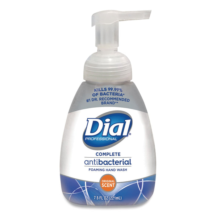 Dial Antibacterial Foaming Hand Wash, Original, 7.5 oz Pump