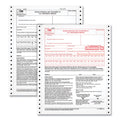 TOPS 1096 Summary Transmittal Tax Forms, Two-Part Carbonless, 8 x 11, 1/Page, 10 Forms