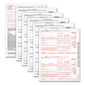 TOPS 1099-Div Tax Forms, Five-Part Carbonless, 5.5 x 8, 2/Page, (24) 1099s and (1) 1096