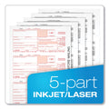TOPS Five-Part 1099-NEC Tax Forms, 8.5 x 11, 3/Page, 50/Pack