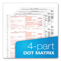 TOPS Four-Part 1099-NEC Continuous Tax Forms, 8.5 x 11, 2/Page, 24/Pack