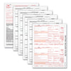 TOPS 1099-INT Tax Forms, Five-Part Carbonless, 5.5 x 8, 2/Page, 24 Forms