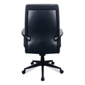 Tempur-Pedic 300 Leather High-Back Chair, Supports Up to 250 lb, 19.57" to 22.56" Seat Height, Black