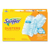 Swiffer Dusters Refill, Dust Lock Fiber, Unscented, Light Blue, 10/Box