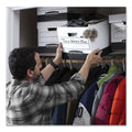 Bankers Box R-KIVE Heavy-Duty Storage Boxes, Letter/Legal Files, 12.75" x 16.5" x 10.38", White/Black, 12/Carton