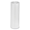 Boardwalk Low Density Repro Can Liners, For Slim Jim Containers, 23 gal, 1 mil, 28" x 45", Clear, 15 Bags/Roll, 10 Rolls/Carton