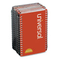 Universal Wirebound Memo Book, Narrow Rule, Orange Cover, 5 x 3, 50 Sheets, 12/Pack
