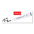Universal Dry Erase Marker, Broad Chisel Tip, Black, Dozen