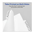 Avery Preprinted Legal Exhibit Side Tab Index Dividers, Avery Style, 26-Tab, Y, 11 x 8.5, White, 25/Pack, (1425)