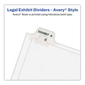 Avery Preprinted Legal Exhibit Side Tab Index Dividers, Avery Style, 26-Tab, W, 11 x 8.5, White, 25/Pack, (1423)