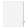 Avery Preprinted Legal Exhibit Side Tab Index Dividers, Avery Style, 10-Tab, 21, 11 x 8.5, White, 25/Pack, (1021)