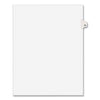 Avery Preprinted Legal Exhibit Side Tab Index Dividers, Avery Style, 10-Tab, 30, 11 x 8.5, White, 25/Pack, (1030)