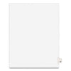 Avery Preprinted Legal Exhibit Side Tab Index Dividers, Avery Style, 10-Tab, 49, 11 x 8.5, White, 25/Pack, (1049)