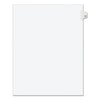 Avery Preprinted Legal Exhibit Side Tab Index Dividers, Avery Style, 10-Tab, 52, 11 x 8.5, White, 25/Pack, (1052)