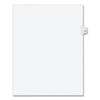 Avery Preprinted Legal Exhibit Side Tab Index Dividers, Avery Style, 10-Tab, 57, 11 x 8.5, White, 25/Pack, (1057)