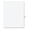 Avery Preprinted Legal Exhibit Side Tab Index Dividers, Avery Style, 10-Tab, 65, 11 x 8.5, White, 25/Pack, (1065)
