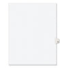 Avery Preprinted Legal Exhibit Side Tab Index Dividers, Avery Style, 10-Tab, 66, 11 x 8.5, White, 25/Pack, (1066)