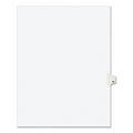 Avery Preprinted Legal Exhibit Side Tab Index Dividers, Avery Style, 10-Tab, 66, 11 x 8.5, White, 25/Pack, (1066)