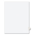 Avery Preprinted Legal Exhibit Side Tab Index Dividers, Avery Style, 10-Tab, 73, 11 x 8.5, White, 25/Pack, (1073)