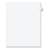 Avery Preprinted Legal Exhibit Side Tab Index Dividers, Avery Style, 10-Tab, 78, 11 x 8.5, White, 25/Pack, (1078)