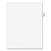 Avery Preprinted Legal Exhibit Side Tab Index Dividers, Avery Style, 10-Tab, 81, 11 x 8.5, White, 25/Pack, (1081)